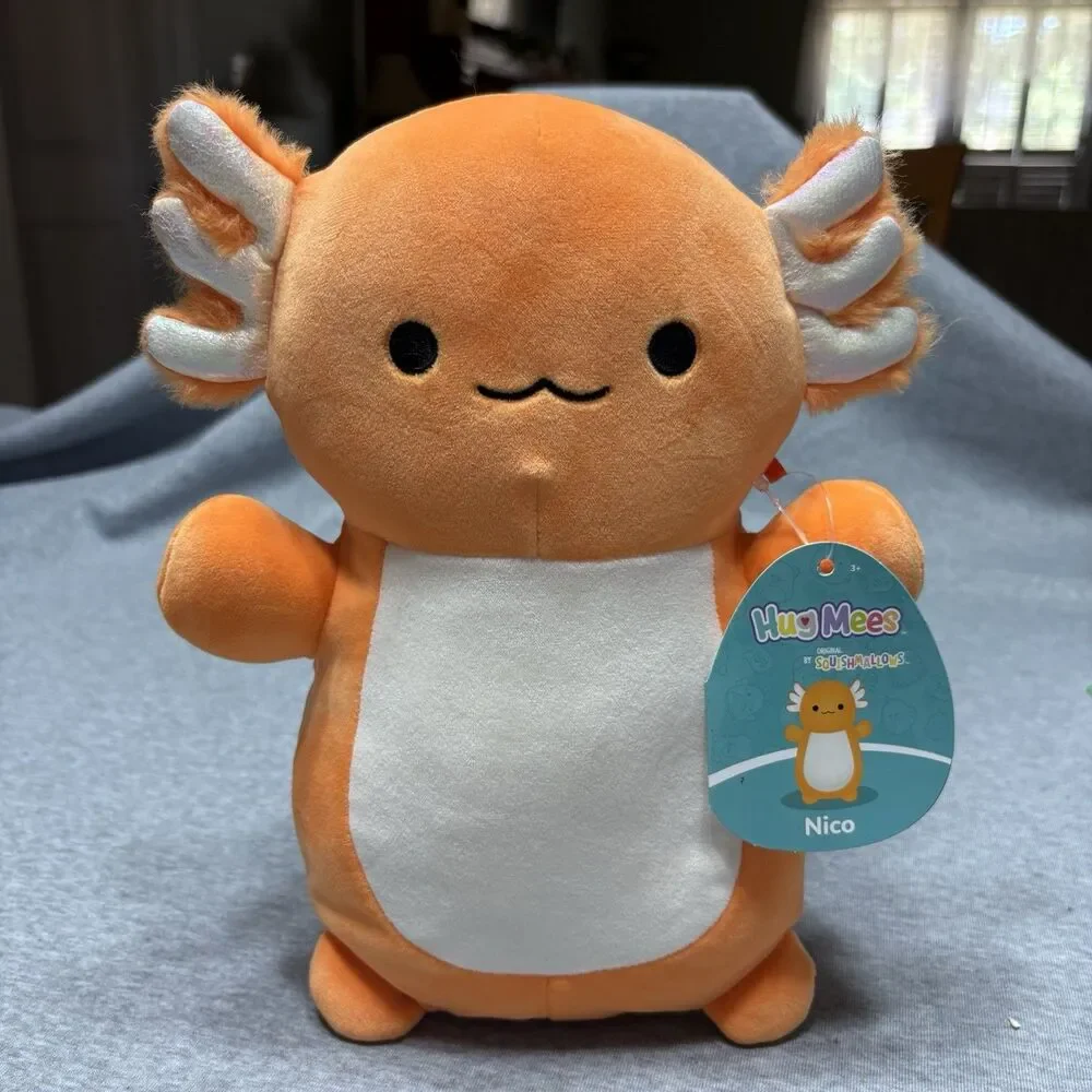 Squishmallows Nico The Axolotl Hug Mees‎ Plush 10 Inch NWT